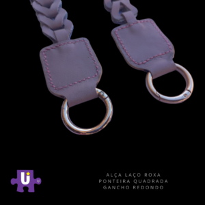 Alça Trançada Roxa